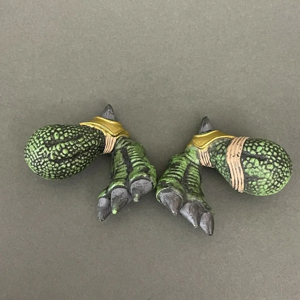 Mega Bloks Green Dragon Feet AS0988958 AS0988959 Replacement Add-on Pieces Parts